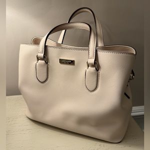 Kate Spade Crossbody Bag Laurel Way Evangelie Leather Satchel - Light Pink